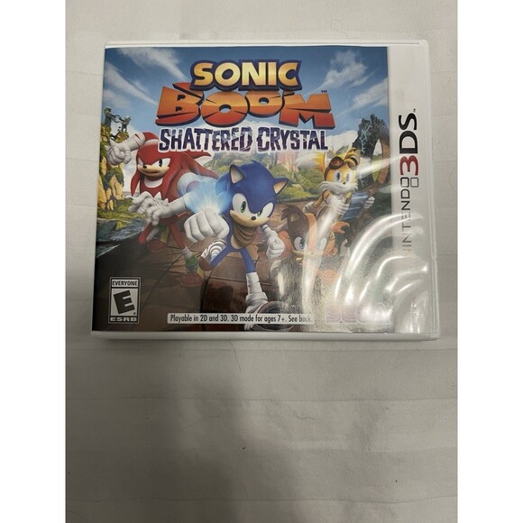 Sonic Boom: Shattered Crystal (Nintendo 3DS, 2014) Game And Manual Fast Ship - Picture 2 of 6